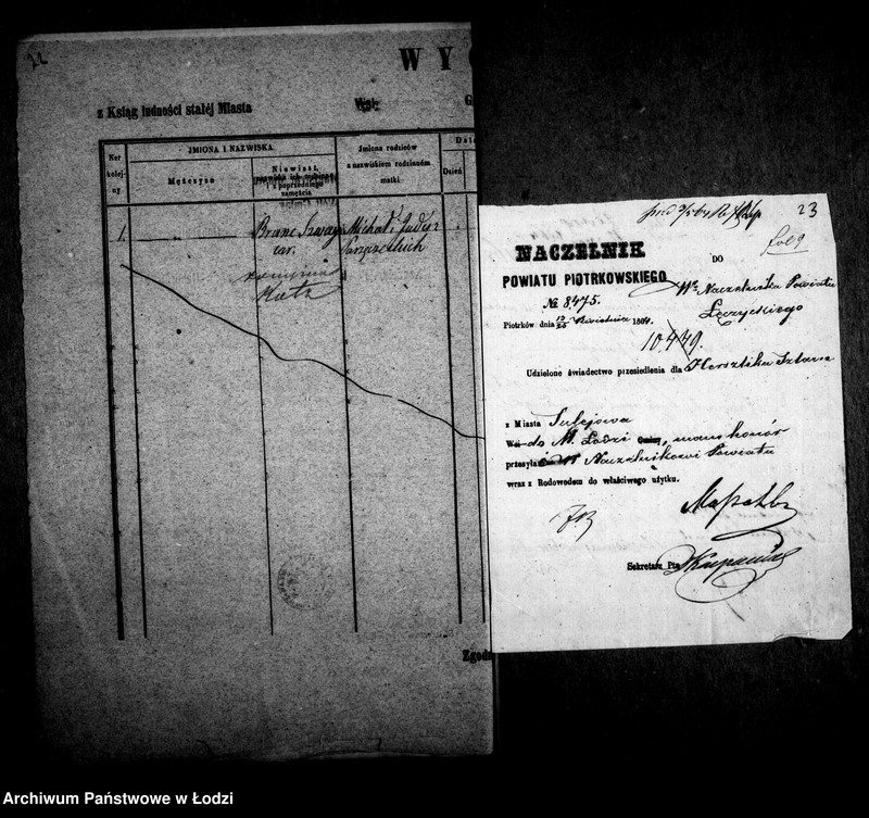 Obraz 20 z jednostki "Akta w przedmiocie przesiedleń"