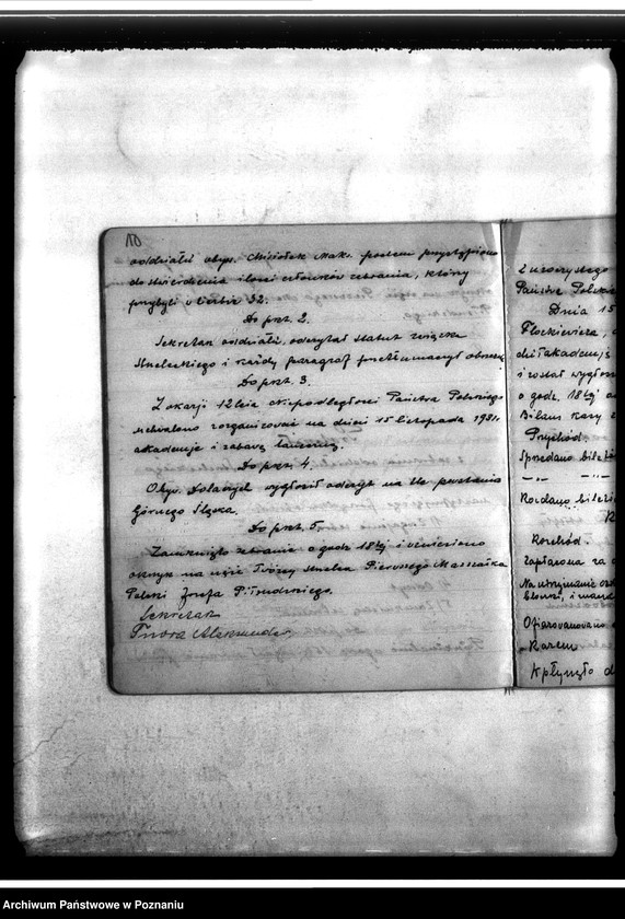 Obraz 14 z jednostki "Protokoły zebrań Oddziału Związku Strzeleckiego w Drawsku"