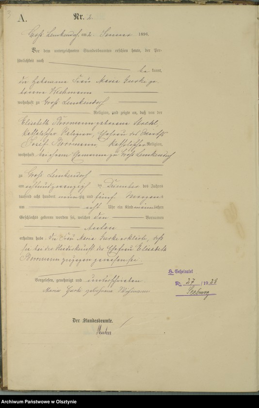 image.from.unit.number "Geburts-Haupt-Register Nr 1 - 121"