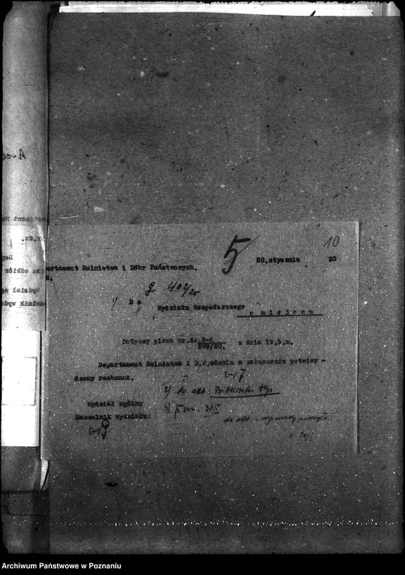 Obraz 16 z jednostki "Sprawy gospodarcze-ogólne biblioteka departamentu"