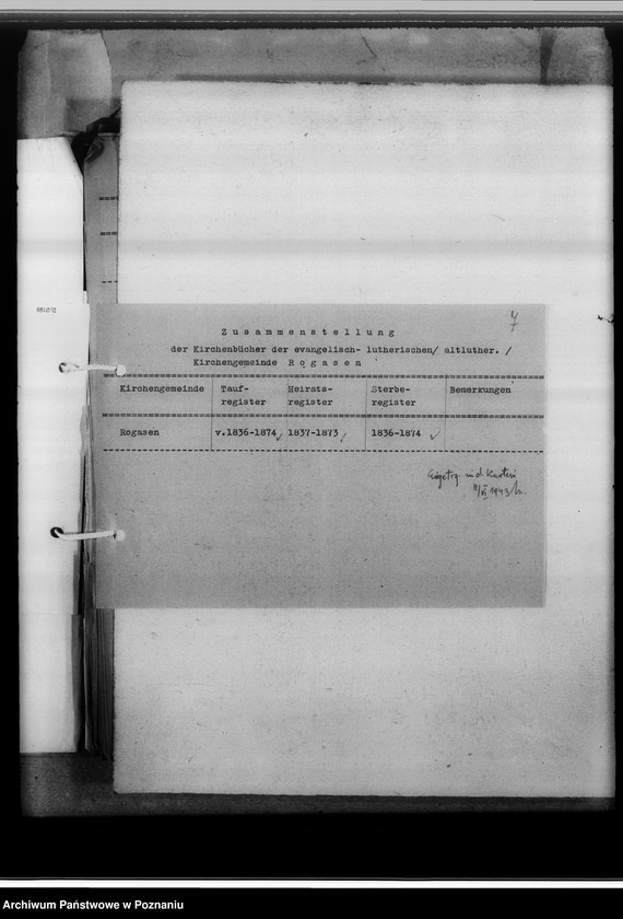 Obraz 11 z jednostki "Schriftwechsel mit den Amtsgerichten [korespondencja w sprawie ksiąg kościelnych, nazwy powiatów od M - Z]"