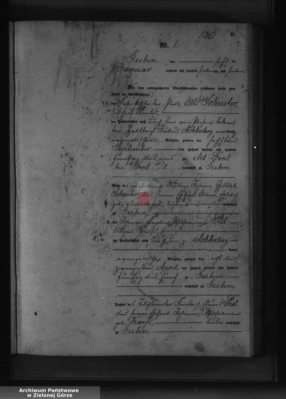 Obraz 4 z jednostki "Heirats-Neben-Register, No 1 bis 192"