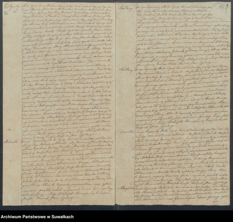 image.from.unit.number "Akta małżeńskie gminy puńskiey od dnia 1 stycznia do ostatniego grudnia 1825 roku"