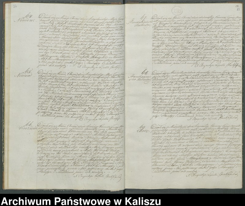 Obraz 16 z jednostki "Książka duplikat aktów urodzeń, zaślubień i zejść"