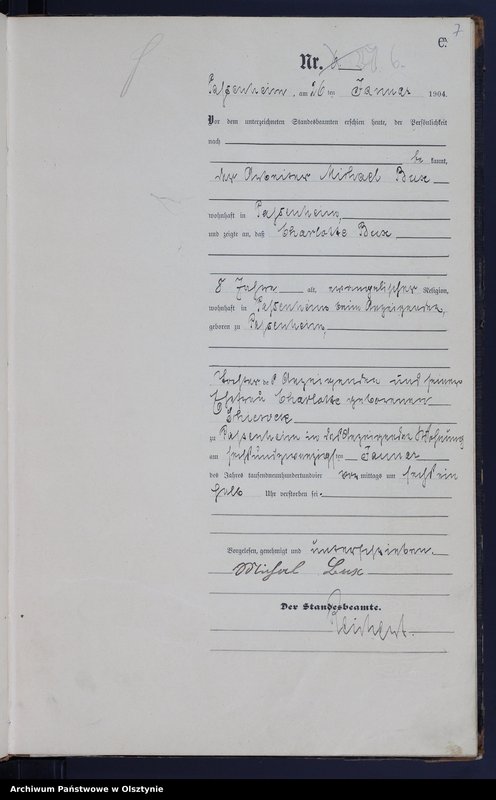 image.from.unit.number "Sterbe-Haupt-Register Nr 1 - 47"