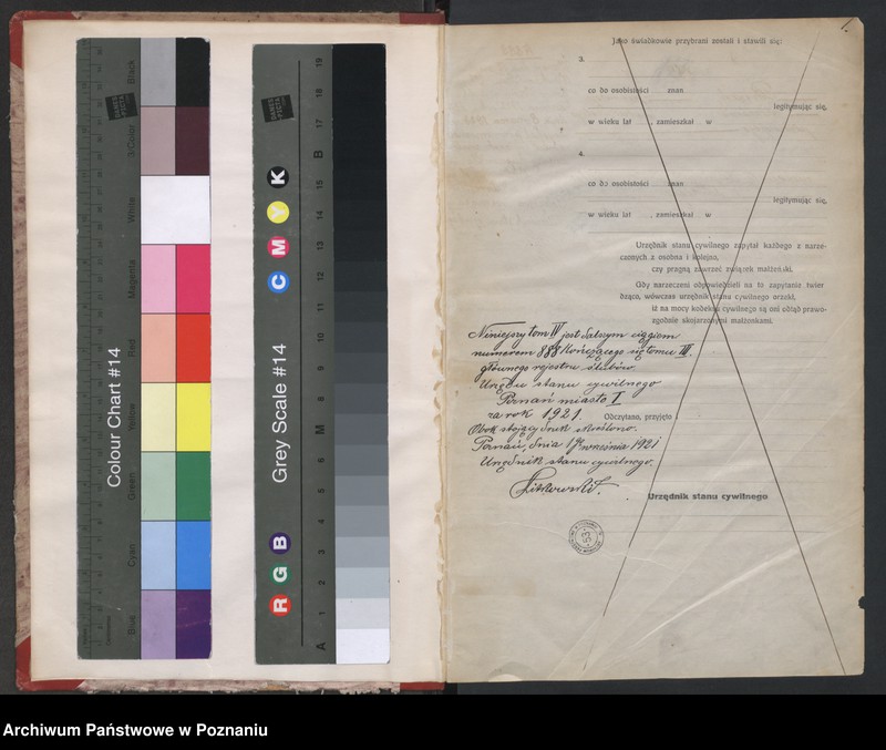 Obraz 3 z jednostki "Księga miejscowa małżeństw tom IV [Rejestr główny małżeństw]"