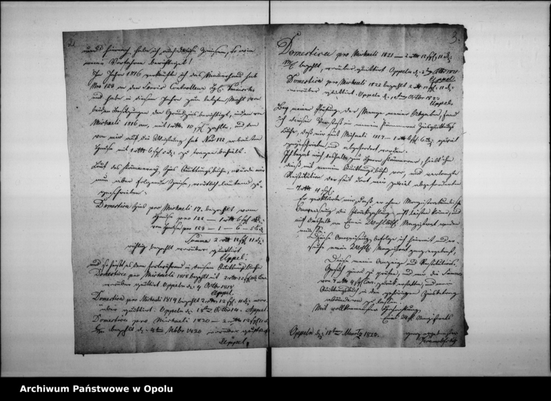 Obraz 6 z jednostki "Acta des Magistrats zu Oppeln betreffend Domesticalzinss"