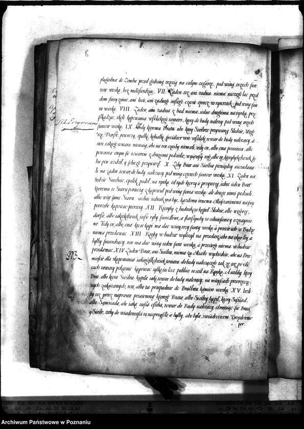 Obraz 12 z jednostki "Or. Władysław IV Król Polski... potwierdza w transumpcie 2 dokumenty: 1 /transumpt statutu cechu budniczego Zygmunta III z 22.IV.1615, potwierdzający"