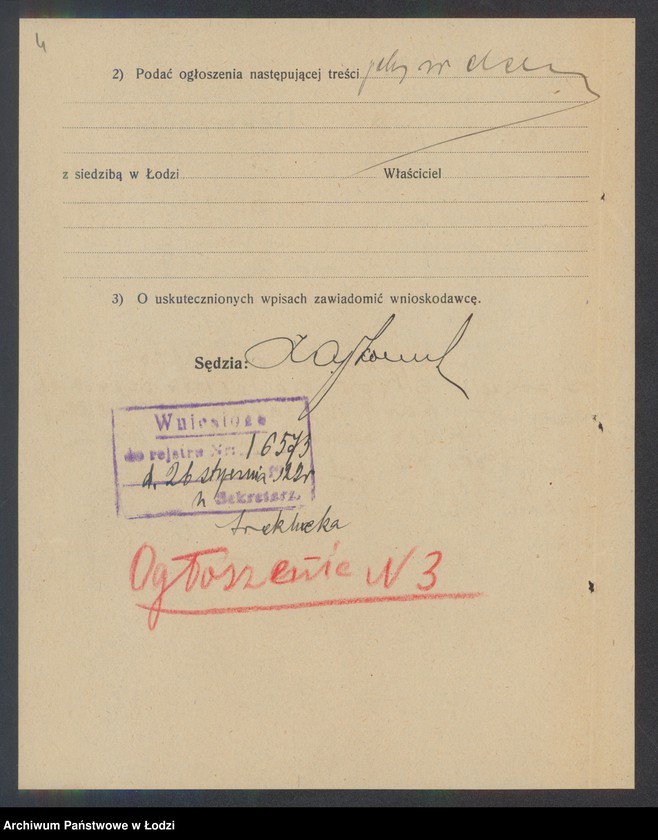 Obraz 6 z jednostki "Eljasz Weichsefisz- sprzedaż skór, dodatków szewskich i farb malarskich"