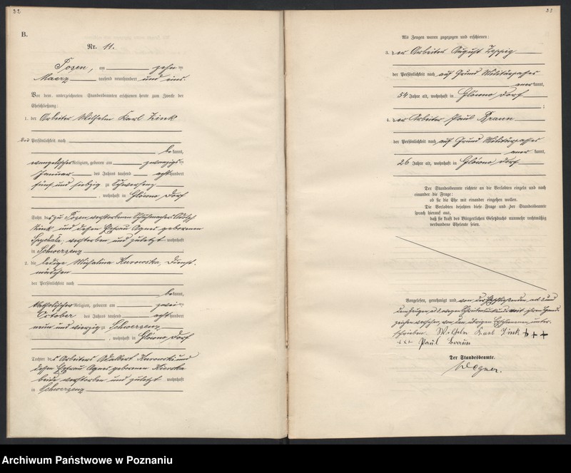 Obraz 13 z jednostki "Księga miejscowa małżeństw"