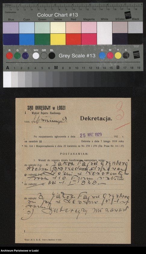 Obraz 5 z jednostki "Jakób Fajwel Grynberg – drobna sprzedaż drzewa"