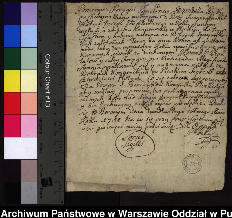 image.from.unit.number "Kopia polecenia opata płockiego danego przeorowi, aby wypłacił sumy hibernowe chorągwi pancernej biskupa chełmińskiego"