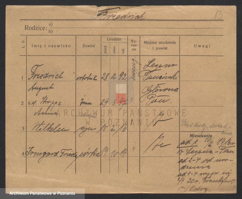 Obraz 15 z jednostki "Fridmann - Friwein (Frühwein)"