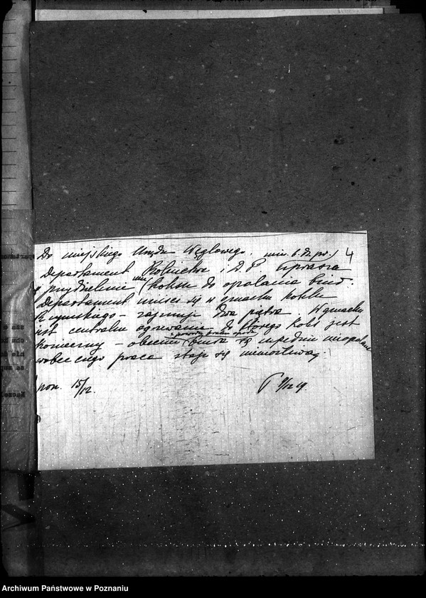 Obraz 7 z jednostki "Sprawy gospodarcze-ogólne Opał departamentu"