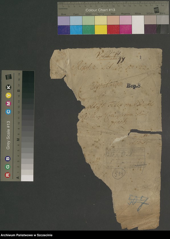 image.from.unit.number "Domkapitel contra Hofrat Felix v[on] Podevils und den Kriegskommissarius Paul Grantz in po debiti."