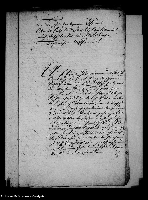 image.from.unit.number "Correspondence die Serwillensche Müle betr. /Surwile; kętrz./"