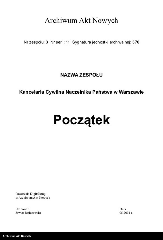 image.from.unit.number "Skrócenie 10 miesięcznego terminu zakazu wstąpienia w ponowne związki małżeńskie. Reskrypty Naczelnika Państwa, wnioski, korespondencja z Min. Wyznań Religijnych i Oświecenia Publicznego"