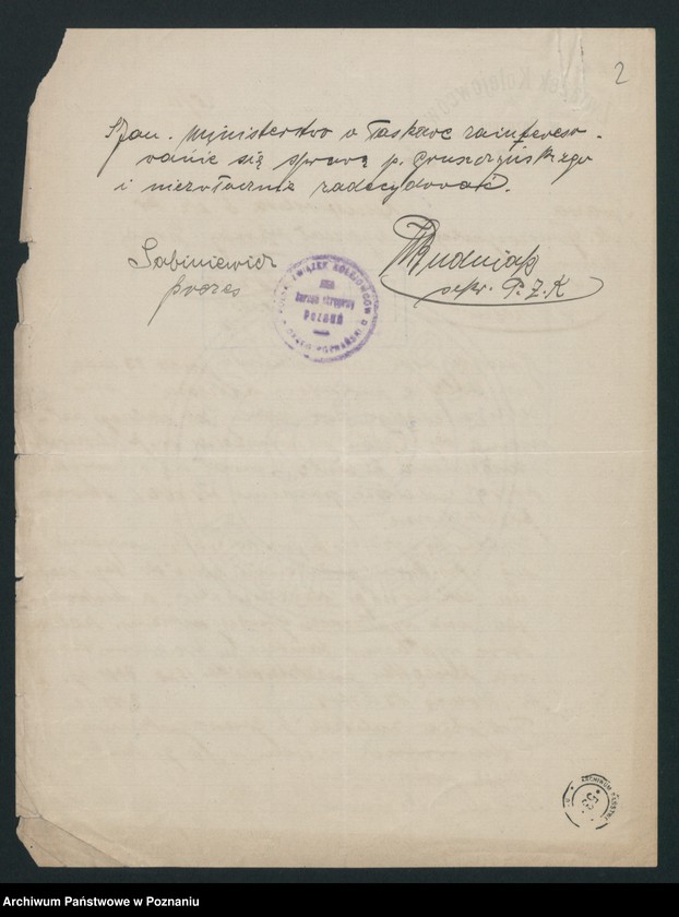 Obraz 4 z jednostki "Pensionskasse fuer Beamte deutscher Privateisenbahnen. Maksymilian Gruszczyński z Wrześni [sprawa emerytury]"
