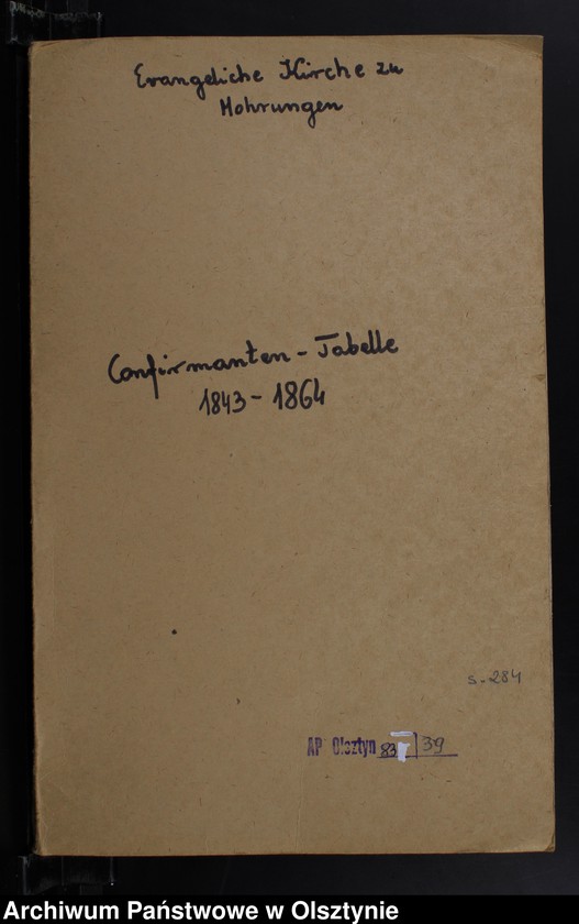 image.from.unit.number "Tabelle der Confirmanden des Kirchspiels Mohrungen"