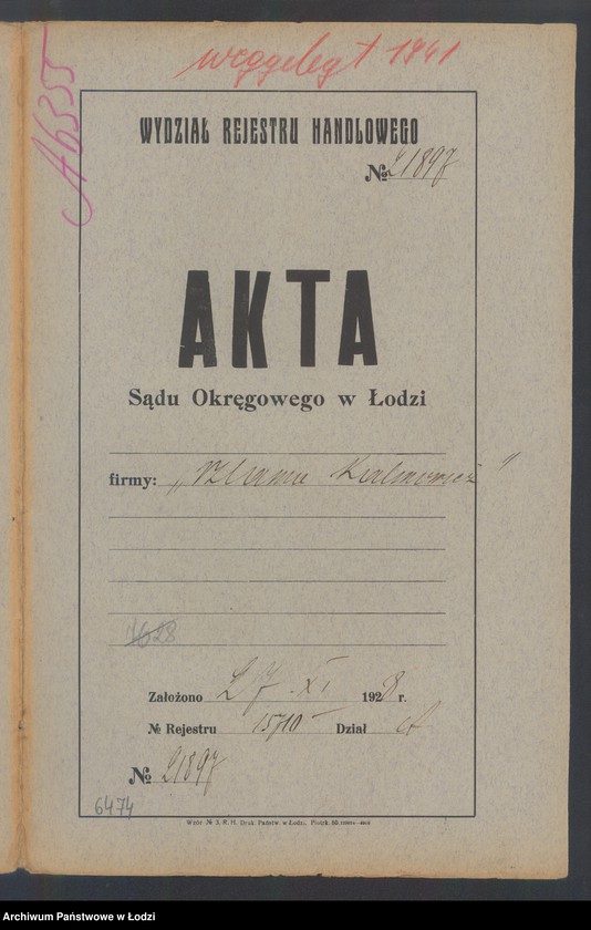 Obraz 2 z jednostki "Szlama Kalmanowicz – wyrób cholewek"
