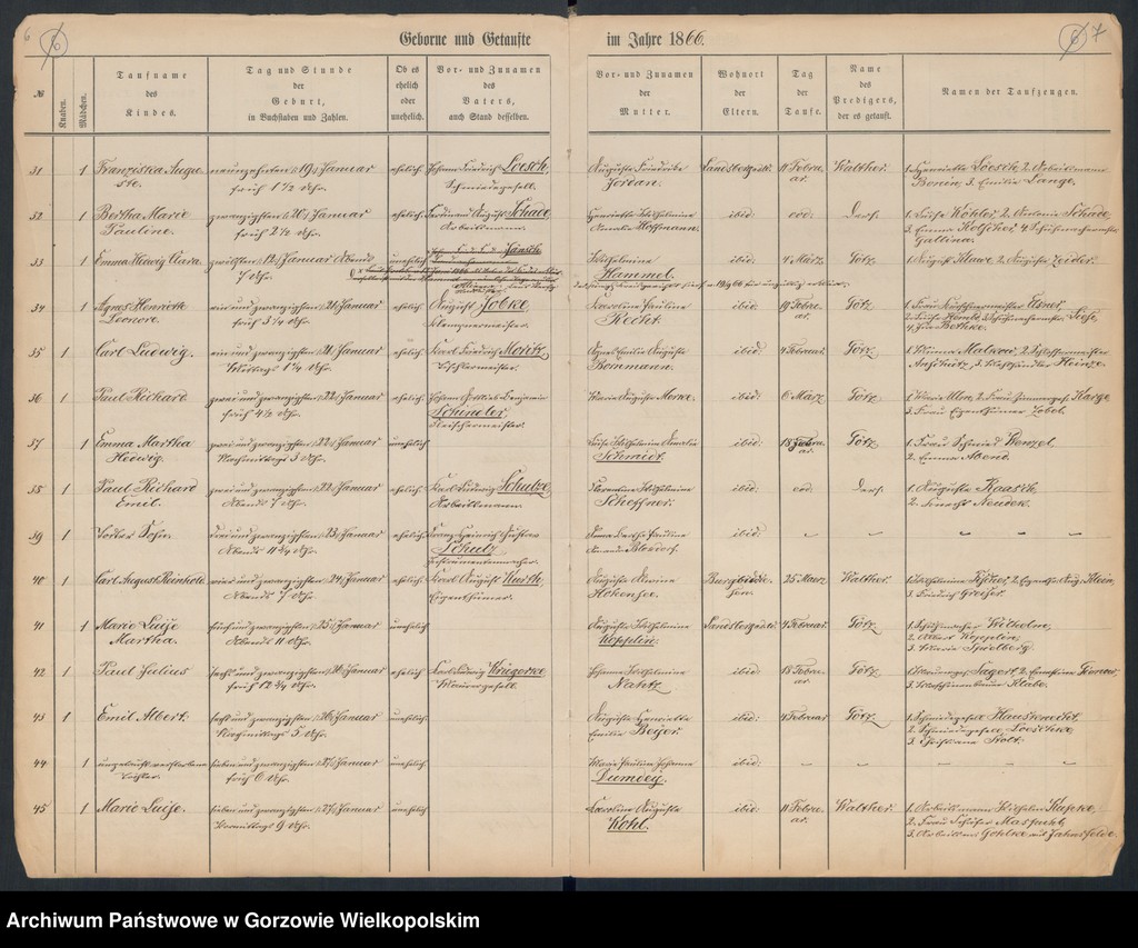 image.from.unit.number "Duplikate der Hauptkirche zu Landsberg an der Warthe (zawiera też księgę zgonów Konkordienkirche z 1866 r.)"