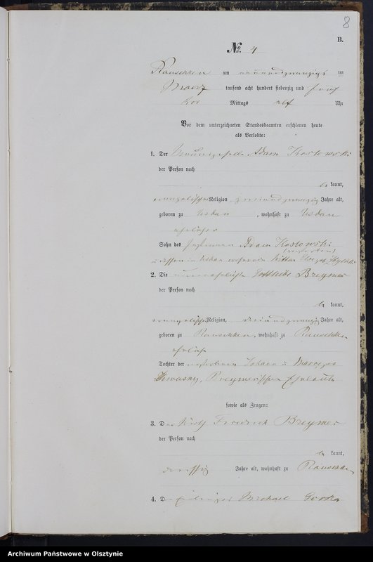 image.from.unit.number "Heiraths-Neben-Register Nr 1 - 19"
