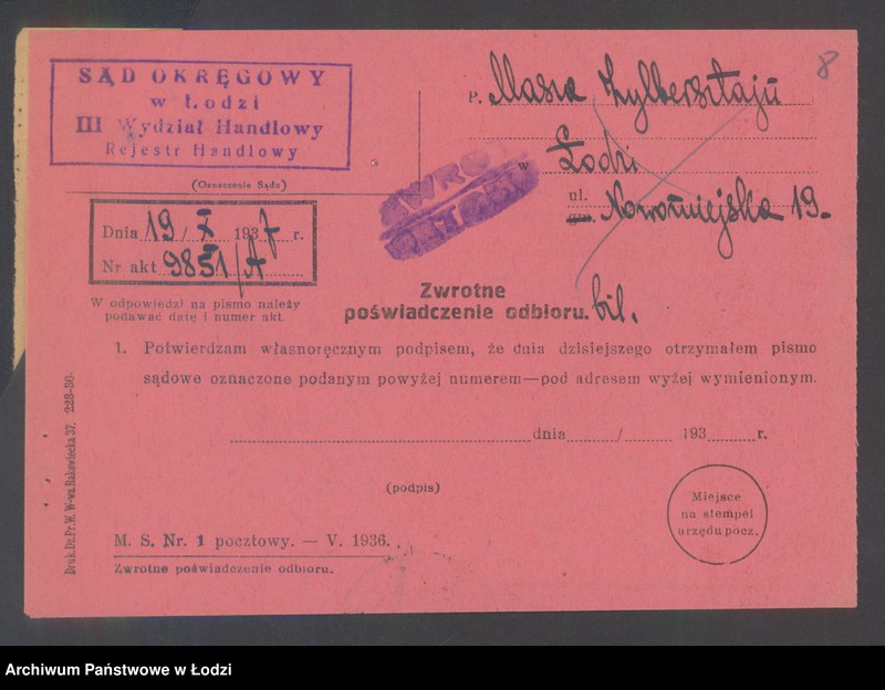 Obraz 10 z jednostki "Masza Zylbersztajn- drobna sprzedaż chustek"