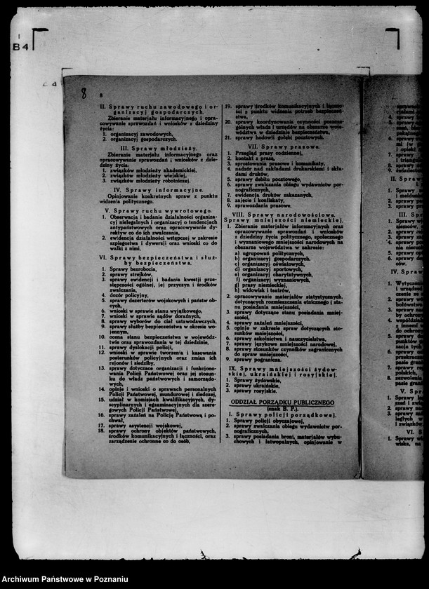 Obraz 11 z jednostki "Statut organizacyjny Urzędu Wojewódzkiego Poznańskiego z 1931 z późniejszymi poprawkami"