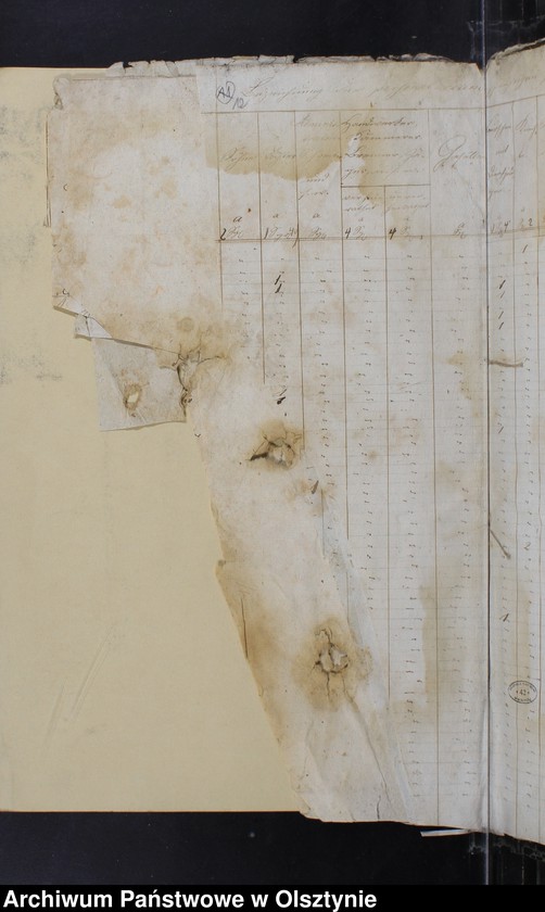 image.from.unit.number "General-Nachweisung der Personaldezemspflichtigen im Kirchspiel 1840/1841 Rechnungsbelege 1838-1844"