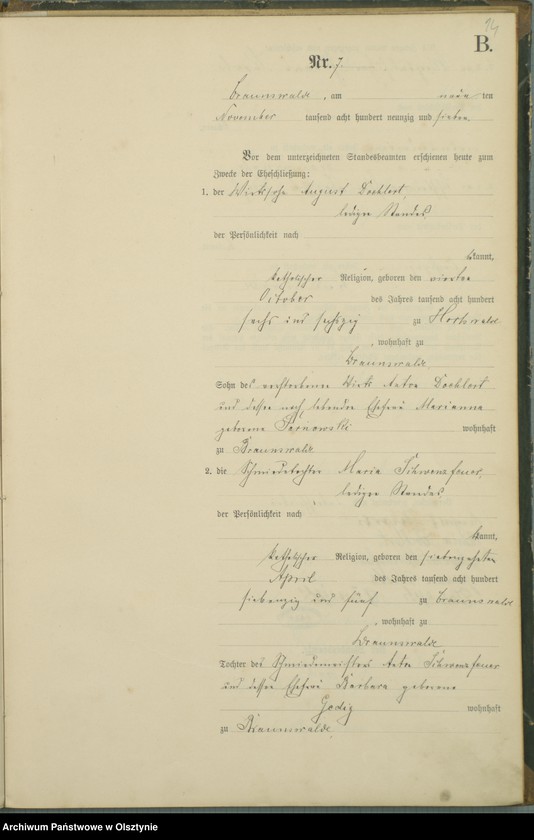 image.from.unit.number "Heiraths-Haupt-Register Nr 1 - 10"