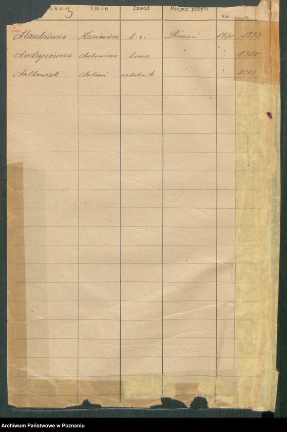 Obraz 5 z jednostki "Spis alfabetyczny małżeństw za 1930"