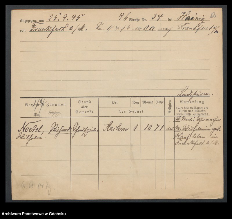 image.from.unit.number "Karty meldunkowe: Nörlich - Norrmann"