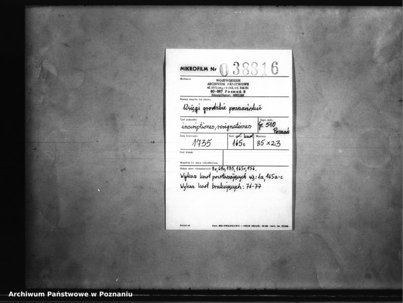 Obraz 2 z jednostki "Inscriptiones, resignationes [protocollon]"