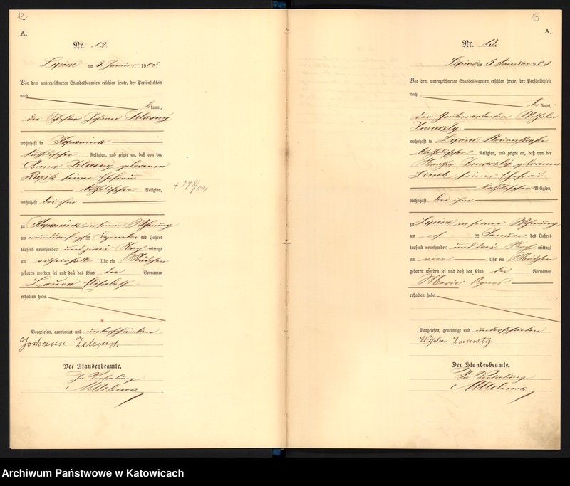 image.from.unit.number "Księga urodzeń T.1 nr 1-584"