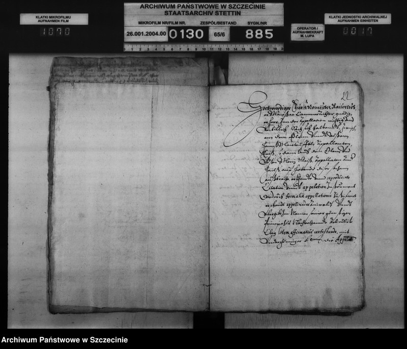 Obraz 18 z jednostki "Hans v. Mautenffel zu Broitz / seinen Schwager Moritz von Kleist zu Dubberow: Aussteuerzahlung."