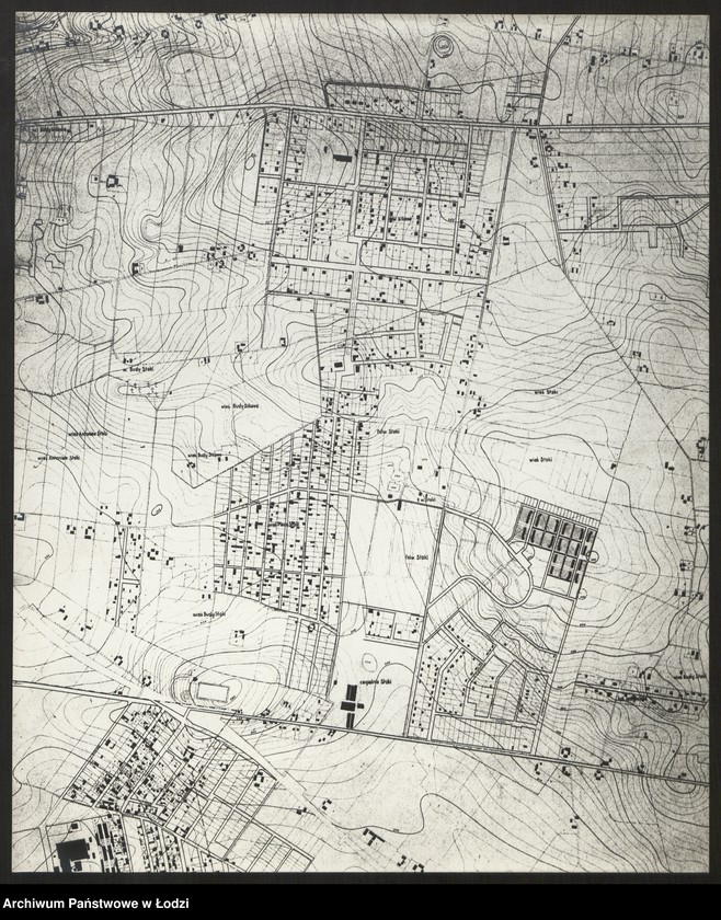Obraz 11 z jednostki "Fragment planu miasta Łodzi. Dzielnica Stoki"