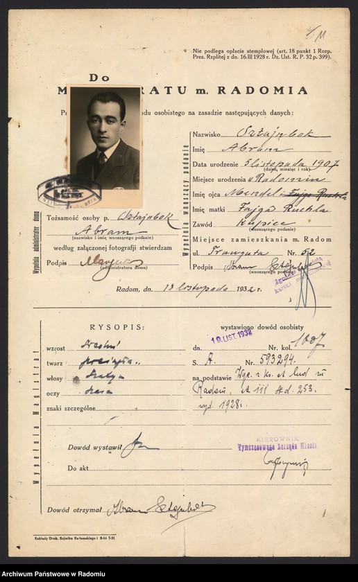 image.from.unit.number "O dowodach osobistych nr 1001-1100"