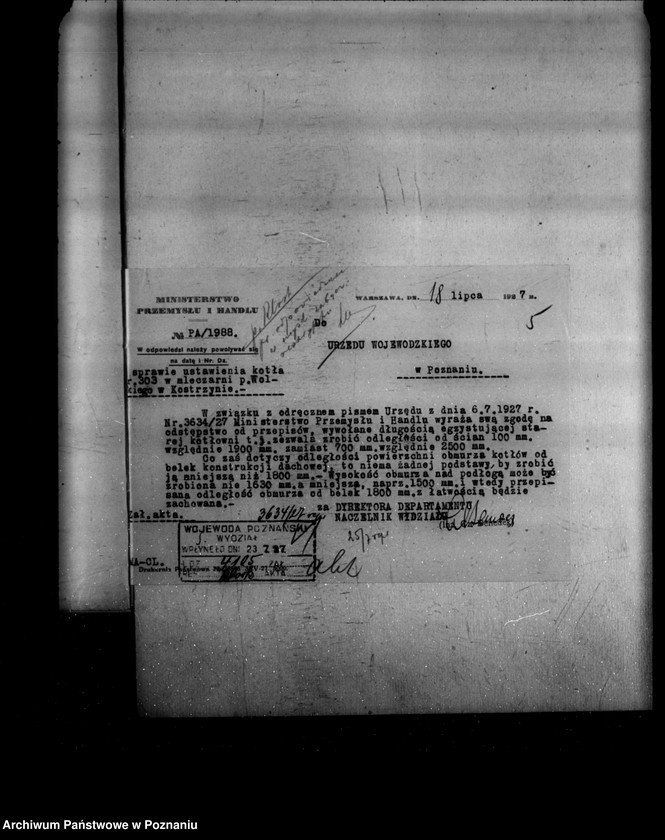 Obraz 9 z jednostki "Mleczarnia A. Wolskiego w Kostrzynie powiat średzki nr woj. 1298"