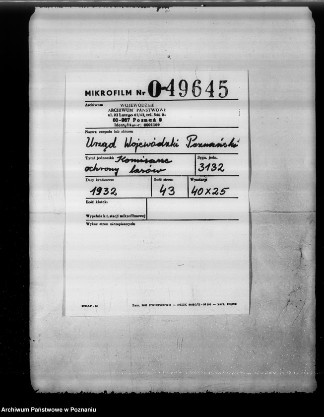 Obraz 2 z jednostki "Komisarze ochrony lasów"