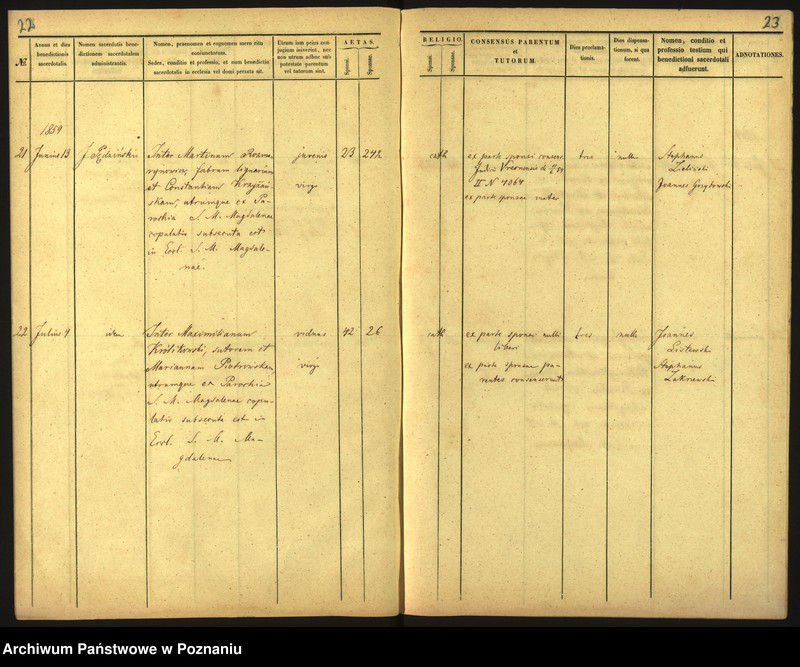 Obraz 14 z jednostki "Księga małżeństw"