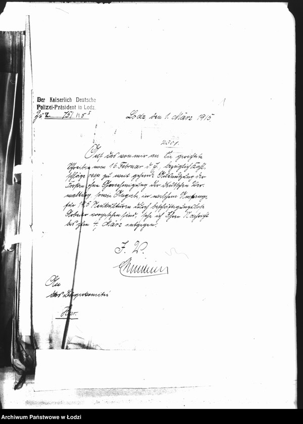 Obraz 5 z jednostki "[Korespondencja] z władzami niemieckimi"