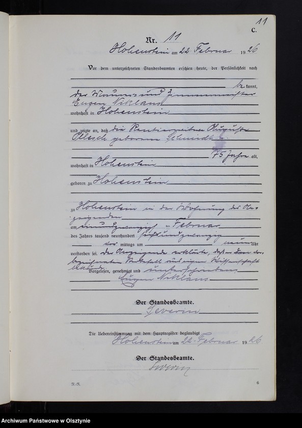 image.from.unit.number "Sterbe-Neben-Register Nr 1 - 84"