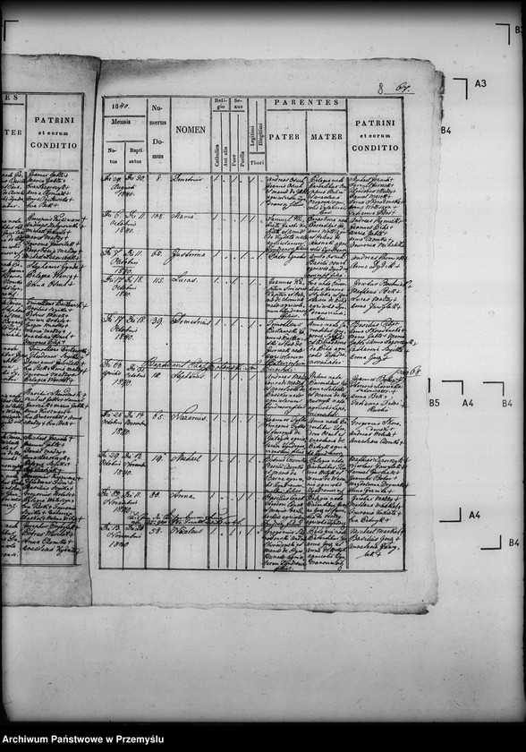 image.from.unit.number "[Kopie ksiąg metrykalnych parafii Zyndranowa z filią Barwinek (dekanat Dukla)]"