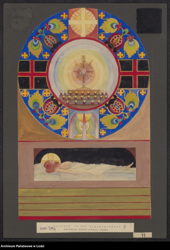 Obraz 5 z jednostki "Projekt grobu wielkanocnego dla kościoła parafialnego w Bedoniu"