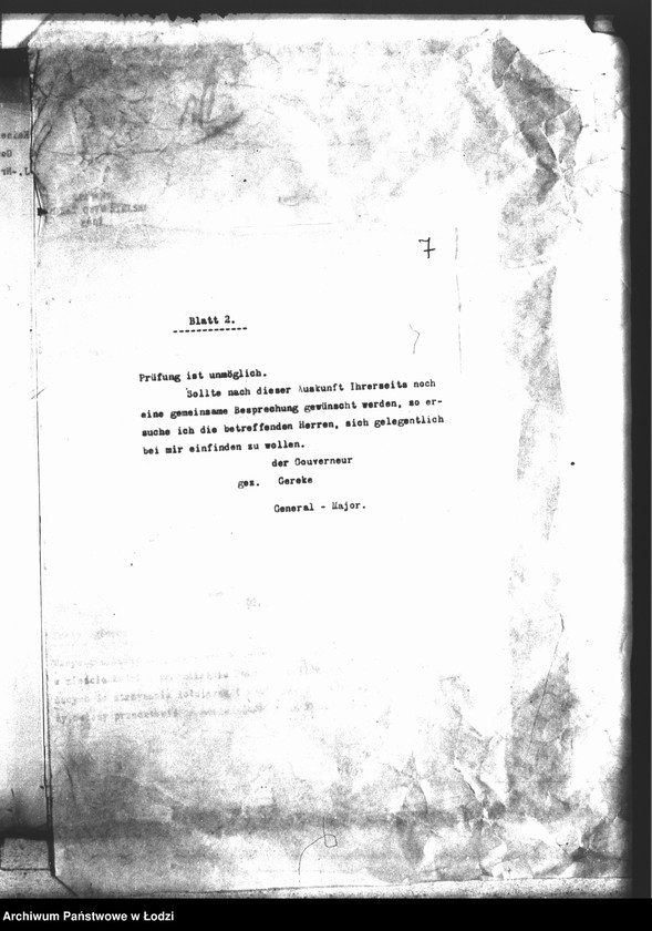 Obraz 10 z jednostki "Główny Komitet Obywatelski [Korespondencja z władzami niemieckimi dot. uregulowania należności za rekwizycje na rzecz wojska]"