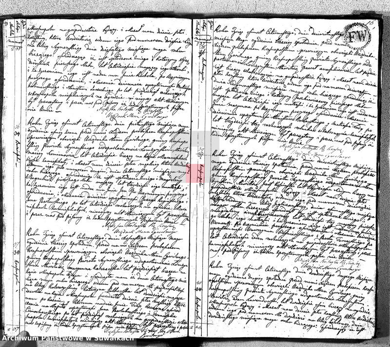 image.from.unit.number "Akta Cywilne Urodzonych Gminy Krasnopolskiey Pttu Seyneńskiego od Ru 1814."