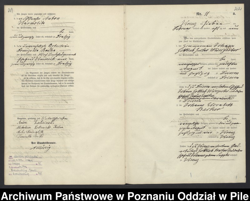 Obraz 14 z jednostki "Księga małżeństw"