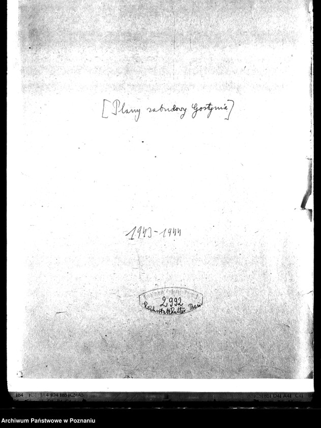 Obraz 4 z jednostki "Plany zabudowy Gostynia"