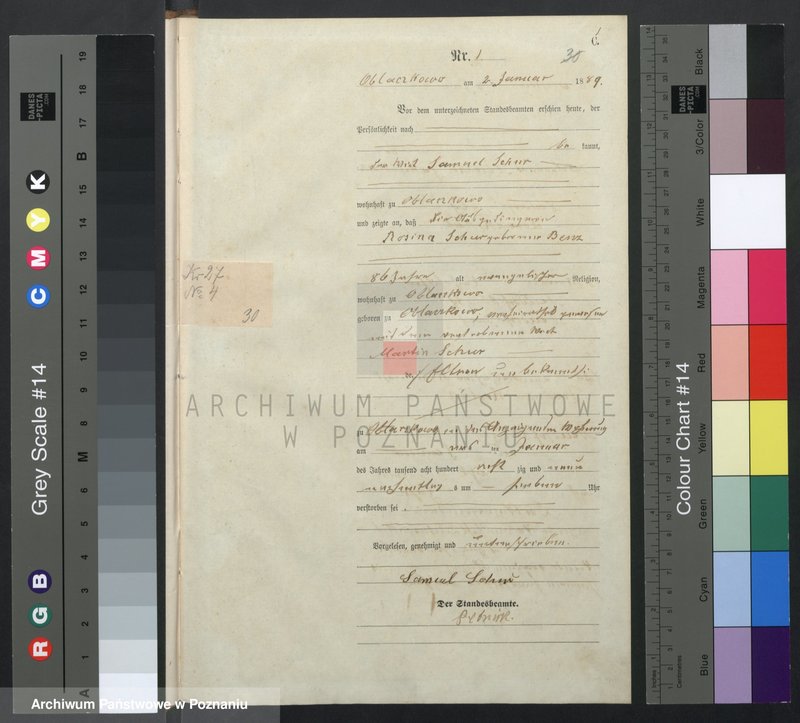 Obraz 4 z jednostki "Księga zgonów"