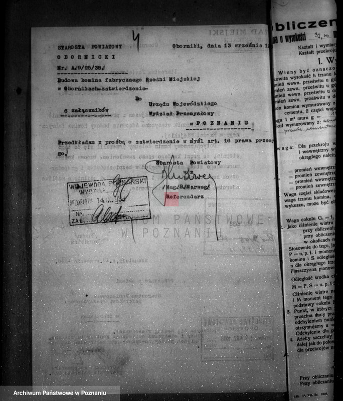 Obraz 8 z jednostki "Zatwierdzenie Rzeźni Miejskiej w Obornikach"